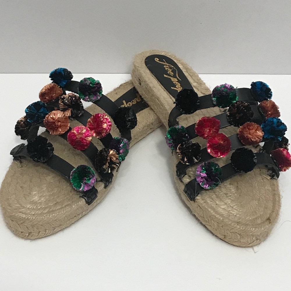 Free People Pom Pom sandals 38 - Picture 2 of 12